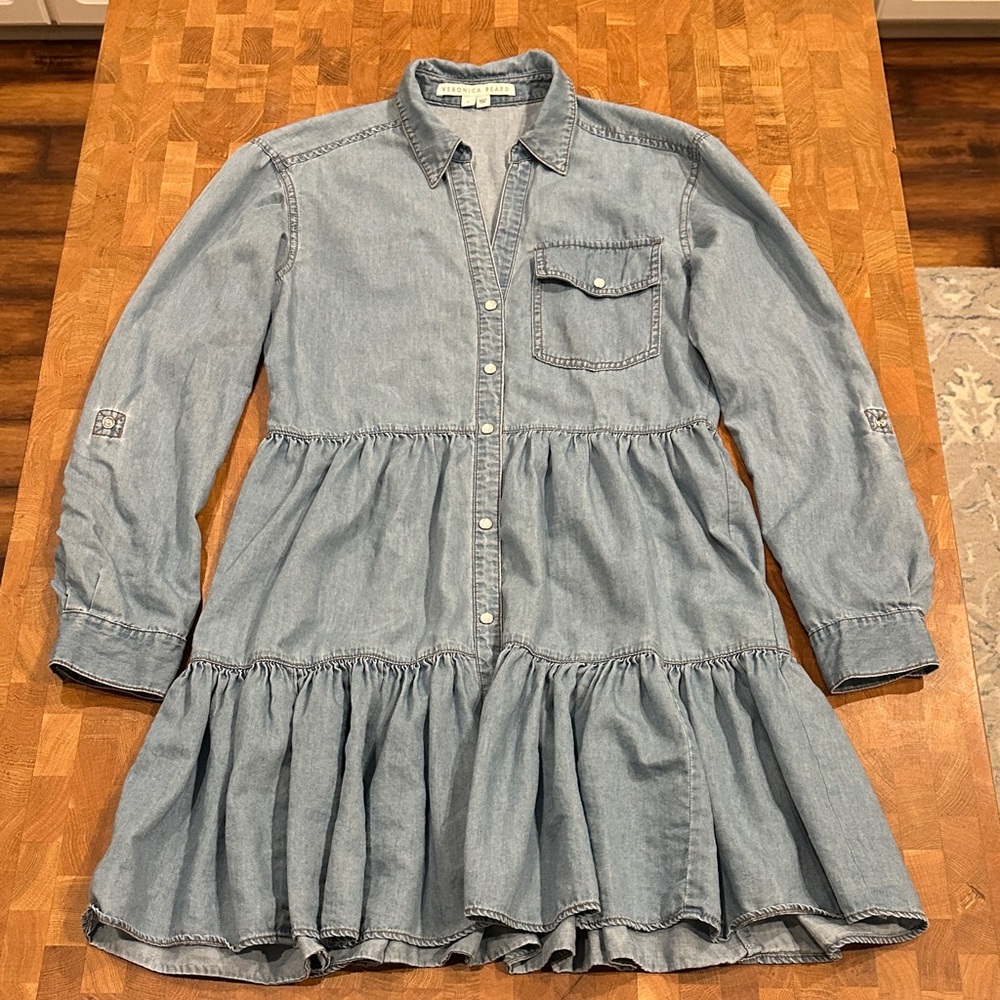 Veronica Beard Atari Chambray Dress